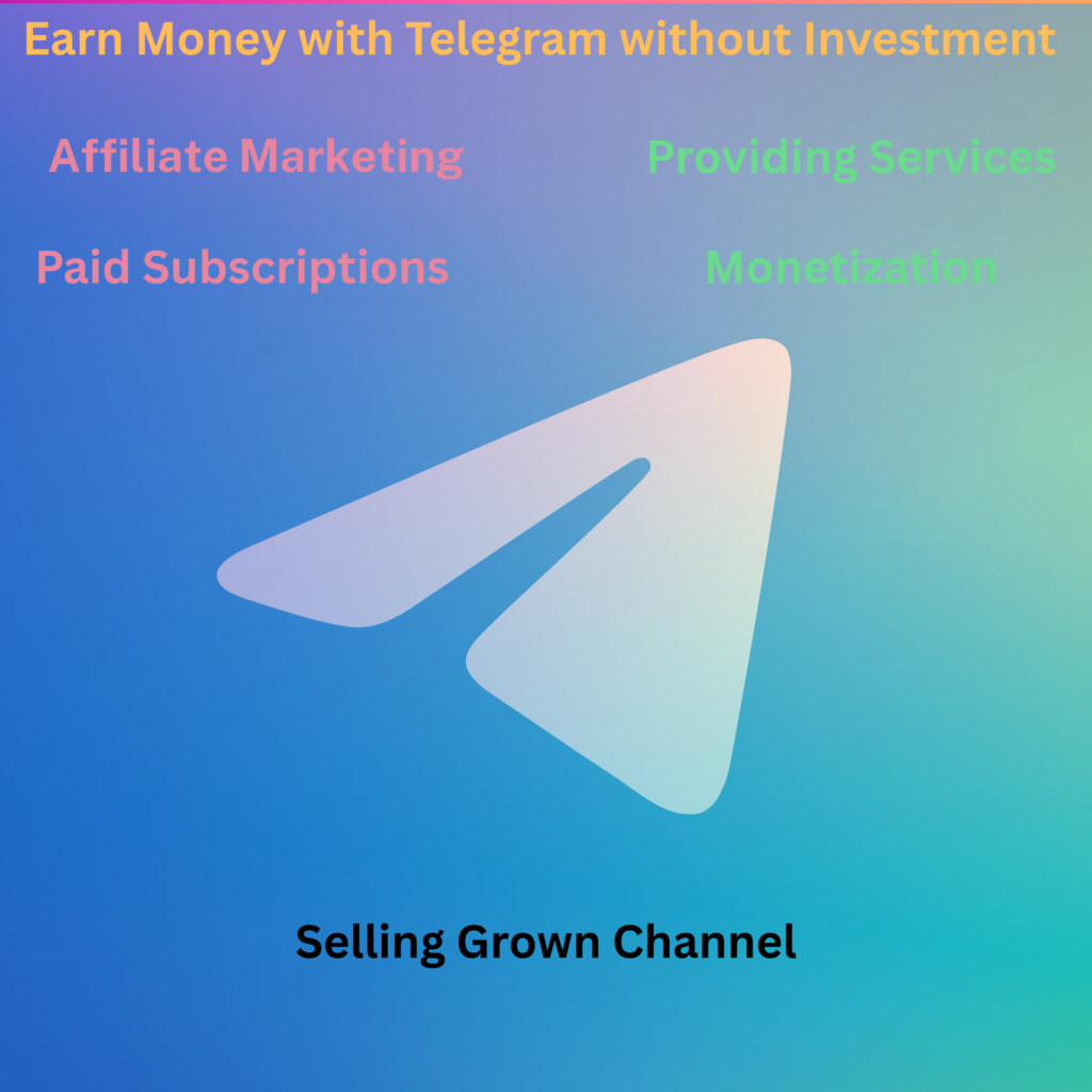 How to Earn Money from Telegram Without Investment